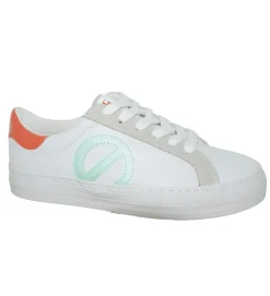 baskets et sneakers - Tendance - femme - Cuir - Blanc - No name