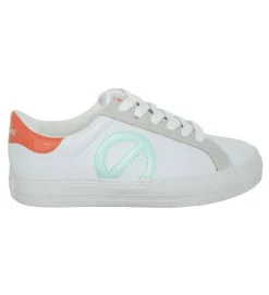 baskets et sneakers - Tendance - femme - Cuir - Blanc - No name
