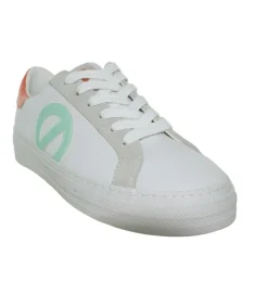 baskets et sneakers - Tendance - femme - Cuir - Blanc - No name
