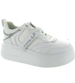 baskets et sneakers - Tendance - femme - Cuir - Argent - Karl lagerfeld
