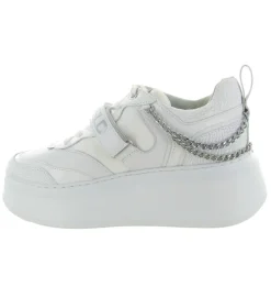 baskets et sneakers - Tendance - femme - Cuir - Argent - Karl lagerfeld