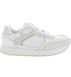 baskets et sneakers - Tendance - femme - Cuir - Blanc - Tommy hilfiger