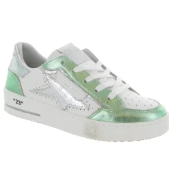 baskets et sneakers - Tendance - femme - Cuir - Vert - Semerdjian