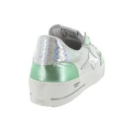 baskets et sneakers - Tendance - femme - Cuir - Vert - Semerdjian