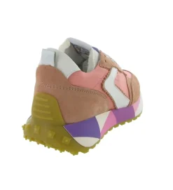 baskets et sneakers - Tendance - femme - Cuir - Rose - Semerdjian