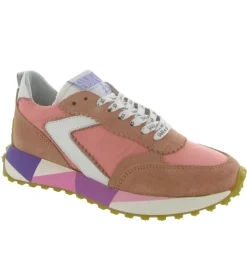baskets et sneakers - Tendance - femme - Cuir - Rose - Semerdjian