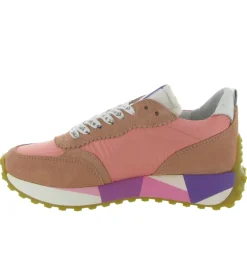 baskets et sneakers - Tendance - femme - Cuir - Rose - Semerdjian