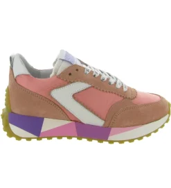 baskets et sneakers - Tendance - femme - Cuir - Rose - Semerdjian