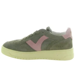 baskets et sneakers - Tendance - femme - Cuir - Kaki - Victoria