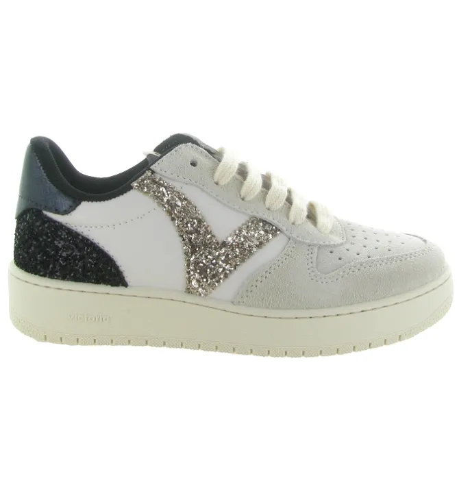 baskets et sneakers - Tendance - femme - Cuir - Glitter - Paillettes - Victoria