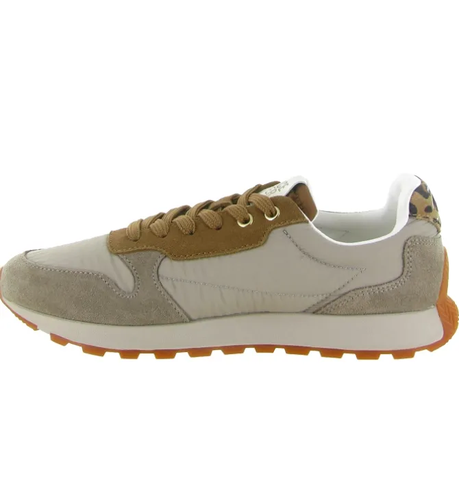 baskets et sneakers - Tendance - femme - Cuir - Taupe - Candice cooper