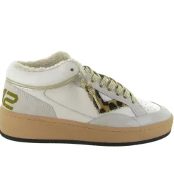 baskets et sneakers - Tendance - femme - Cuir - Blanc - 4b12
