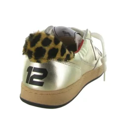 baskets et sneakers - Tendance - femme - Cuir laminé - Or - 4b12