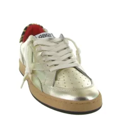 baskets et sneakers - Tendance - femme - Cuir laminé - Or - 4b12