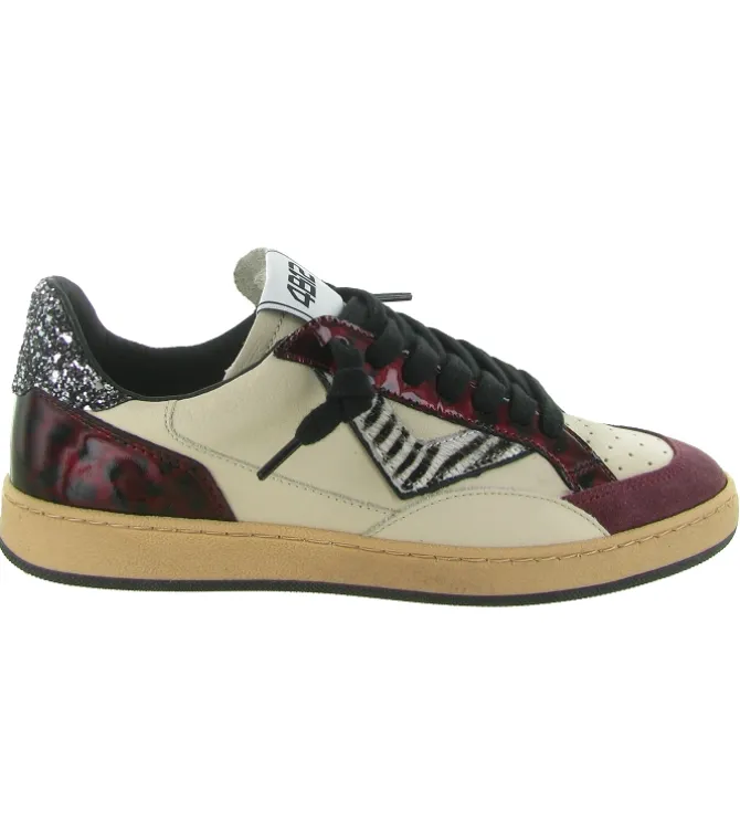 baskets et sneakers - Tendance - femme - Cuir - Beige - 4b12