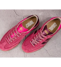 baskets et sneakers - Tendance - femme - Cuir - Rose - Caval