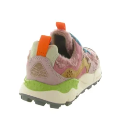 baskets et sneakers - Tendance - femme - Fourrure - Rose - Flower mountain