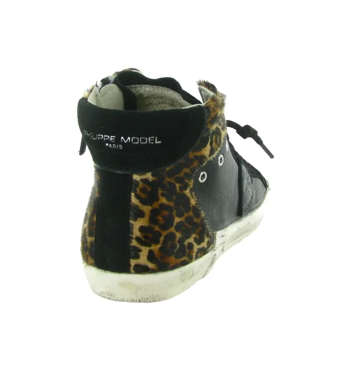 baskets et sneakers - Tendance - femme - Nubuck - Noir - Philippe model