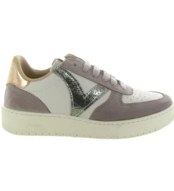 baskets et sneakers - Tendance - femme - Cuir - Rose - Victoria