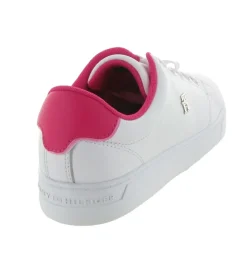 baskets et sneakers - Tendance - femme - Cuir - Blanc - Tommy hilfiger