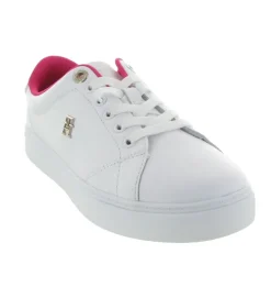 baskets et sneakers - Tendance - femme - Cuir - Blanc - Tommy hilfiger