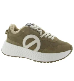 baskets et sneakers - Tendance - femme - Cuir - Taupe - No name