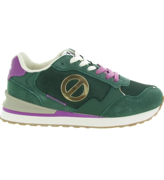 baskets et sneakers - Tendance - femme - Nubuck - Vert - No name