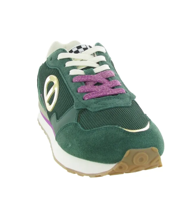 baskets et sneakers - Tendance - femme - Nubuck - Vert - No name