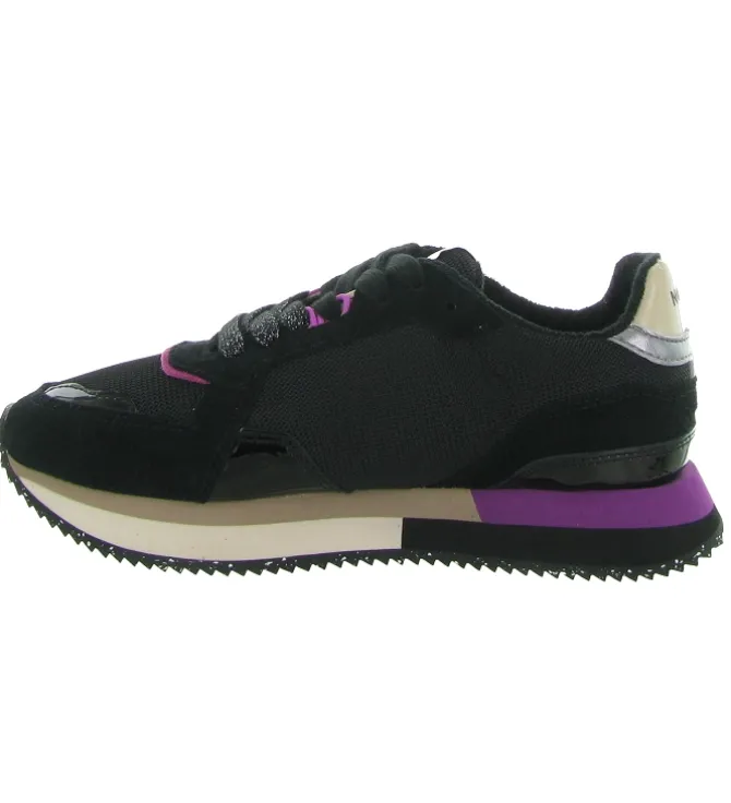 baskets et sneakers - Tendance - femme - Nubuck - Noir - No name