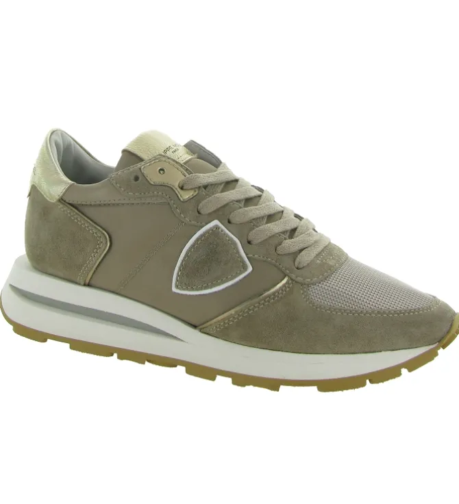 baskets et sneakers - Tendance - femme - Nylon - Taupe - Philippe model