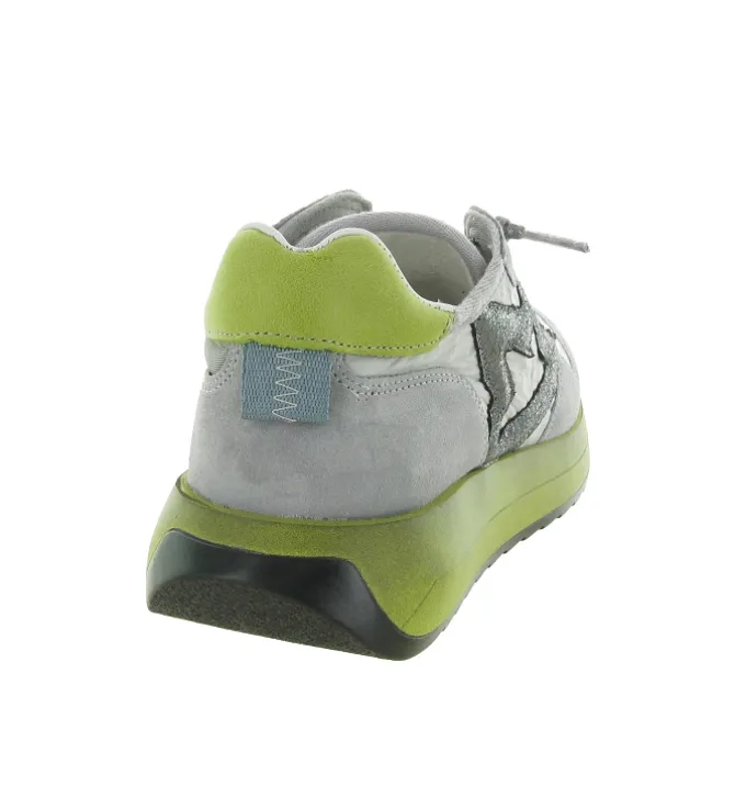 baskets et sneakers - Tendance - femme - Cuir - Argent - Cetti