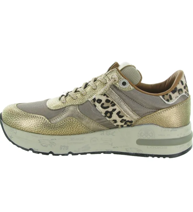 baskets et sneakers - Tendance - femme - Cuir - Or - Cetti