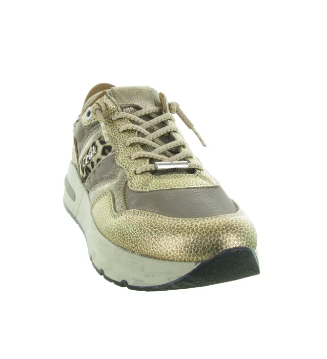 baskets et sneakers - Tendance - femme - Cuir - Or - Cetti