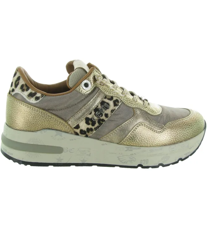 baskets et sneakers - Tendance - femme - Cuir - Or - Cetti