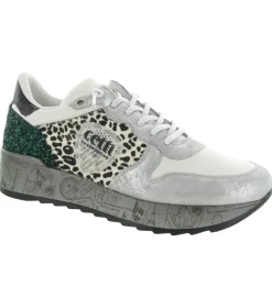 baskets et sneakers - Tendance - femme - Cuir - Argent - Cetti