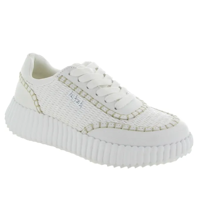 baskets et sneakers - Tendance - femme - Synthétique - Crème - La strada
