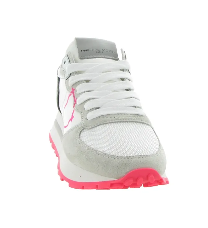 baskets et sneakers - Tendance - femme - Cuir - Gris - Philippe model
