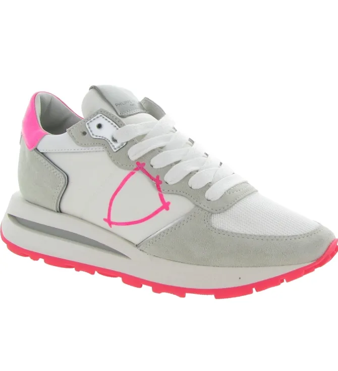baskets et sneakers - Tendance - femme - Cuir - Gris - Philippe model