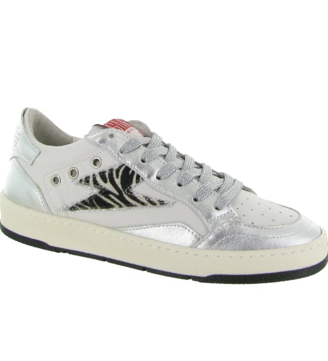 baskets et sneakers - Tendance - femme - Cuir - Argent - Semerdjian