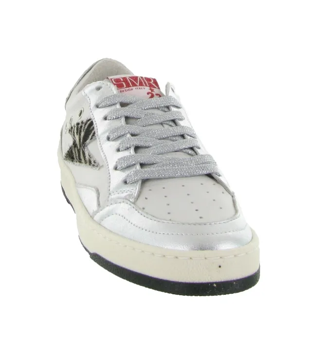 baskets et sneakers - Tendance - femme - Cuir - Argent - Semerdjian