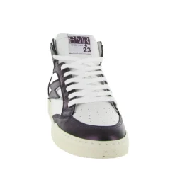 baskets et sneakers - Tendance - femme - Cuir - Violet - Semerdjian