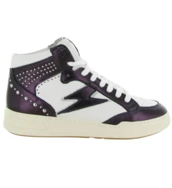 baskets et sneakers - Tendance - femme - Cuir - Violet - Semerdjian