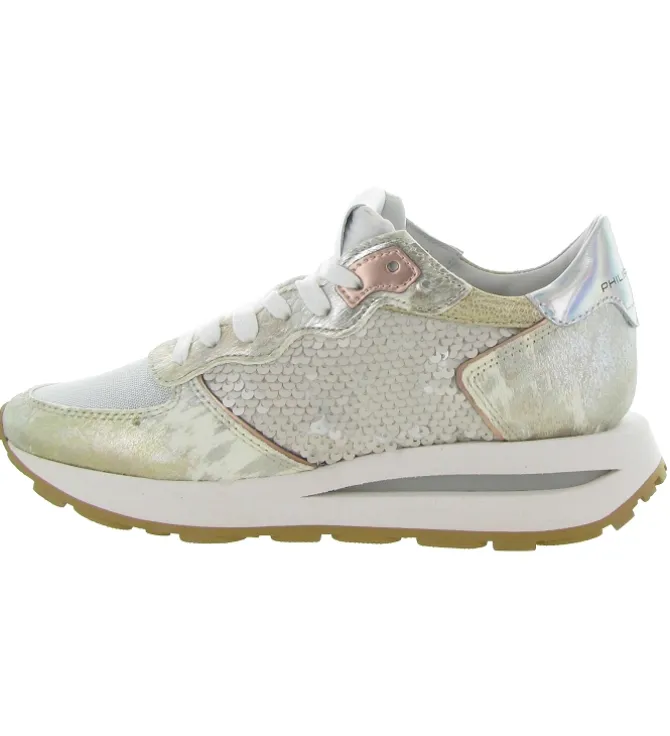 baskets et sneakers - Tendance - femme - Cuir - Beige - Philippe model