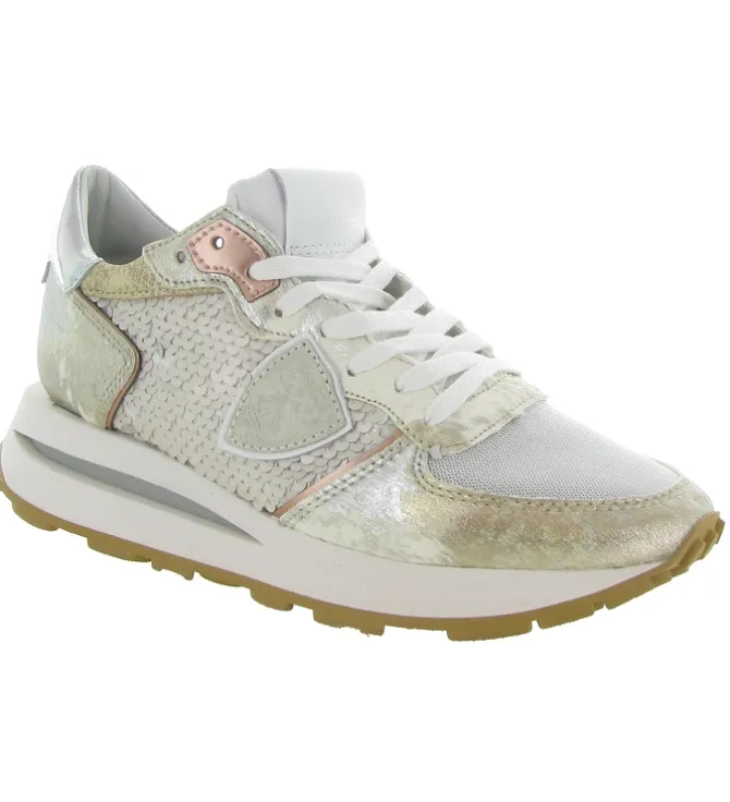 baskets et sneakers - Tendance - femme - Cuir - Beige - Philippe model