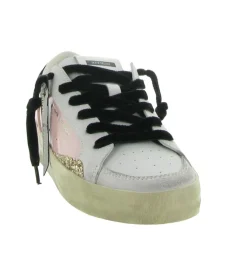 baskets et sneakers - Tendance - femme - Cuir - Rose - Crime london
