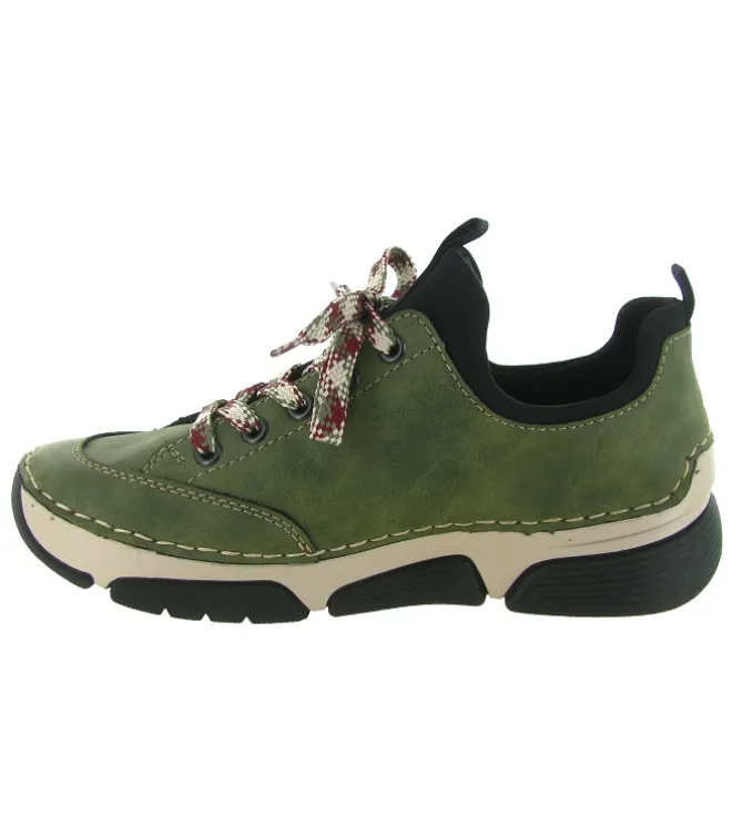 baskets et sneakers - Tendance - femme - Synthétique - Kaki - Rieker