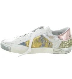 baskets et sneakers - Tendance - femme - Cuir - Glitter - Paillettes - Philippe model