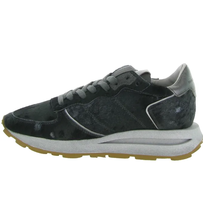 baskets et sneakers - Tendance - femme - Cuir - Noir - Philippe model