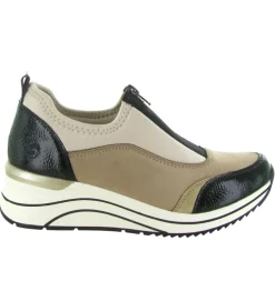 baskets et sneakers - Tendance - femme - Cuir - Beige - Remonte