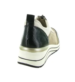 baskets et sneakers - Tendance - femme - Cuir - Beige - Remonte